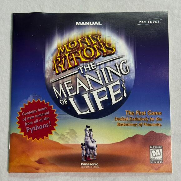Monty Python's The Meaning of Life PC Adventure Game 1997 Complete - Picture 2 of 4